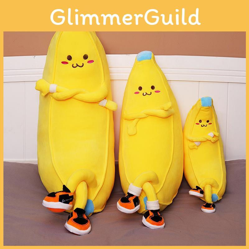Banana People Shaped Plush Toy Cushion Stuffed Doll Decoration Cute Kids Gift