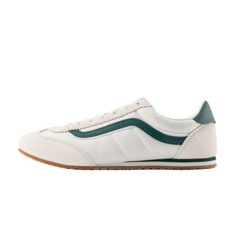 Vans Unisex Super Lowpro Marshmallow White Emerald Green VN000E89GP9 39