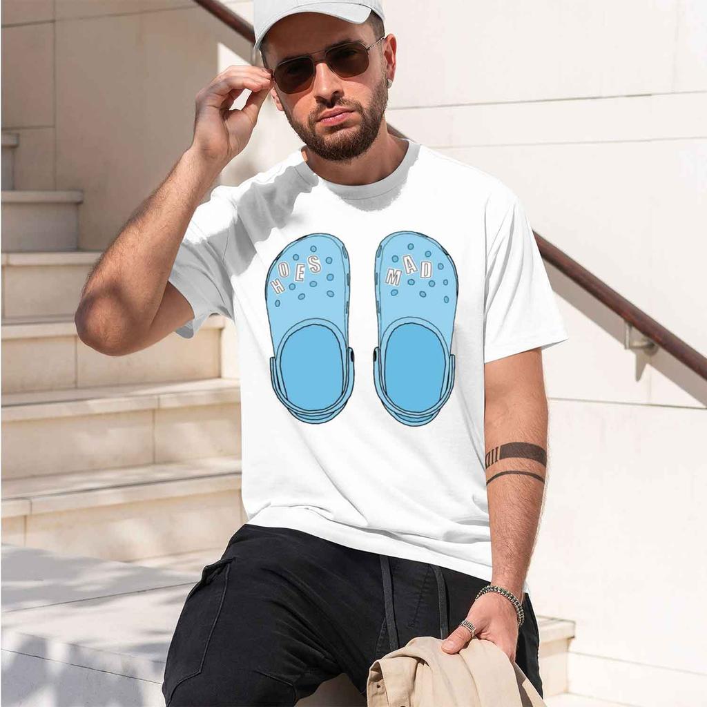 Hoes Mad a Sticker  New Model Unisexs Shortsleeve crewneck TShirt Classic Casual Multiple Colors and Sizes for Daily Wear Al
