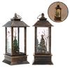 Santa-Claus/Xmas Tree/Snowman/Angel Glittering Lantern Christmas Gift for Kids