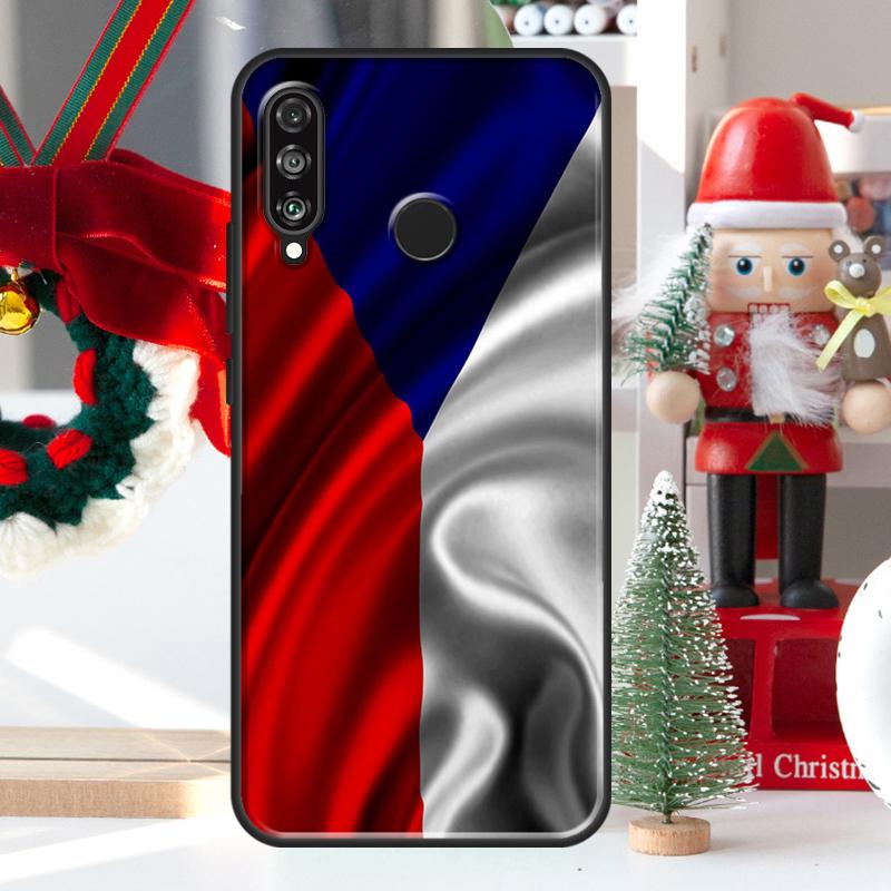 Czech Republic Czech Flag For Huawei Nova 12i 11i 8i 12s Y73 Y72 Y61 Y91 Y90 Y70 Y60 9 10 SE P60 Pro P30 P40 Lite Case