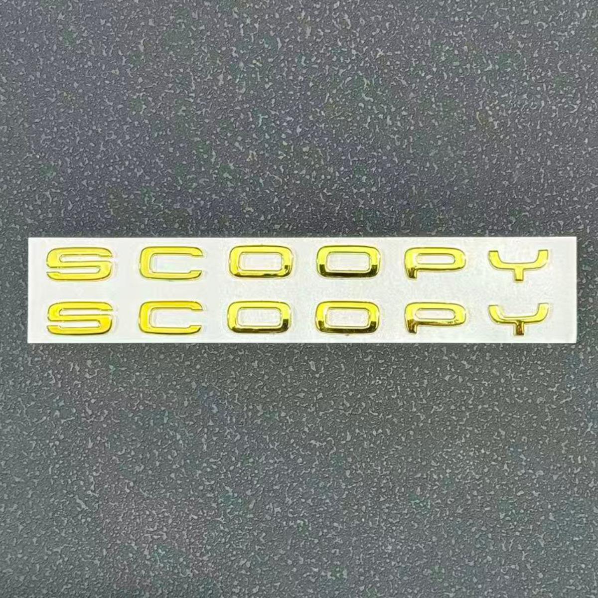

For Honda Scoopy Motorcycle Stickers Accessories 2025 2026 50cc 75 50 club12 Decals Fairing Sticker золотой