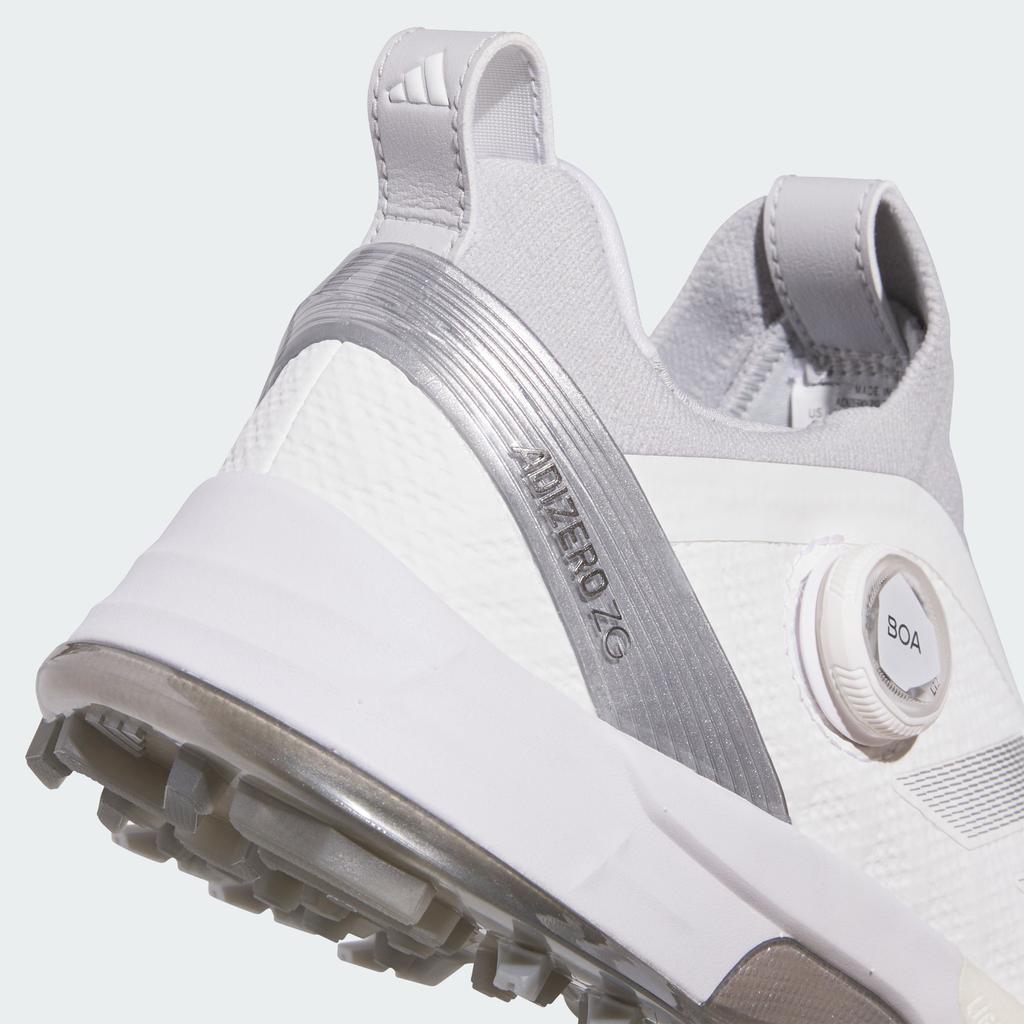adidas Adizero ZG BOA Spikeless Golf Cloud White Silver Metallic