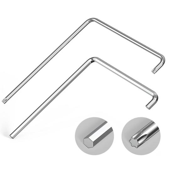 2Pcs Window Adjustment Wrench Compact Portable Universal Compatibility User-Friendly Hex Wrench Window
