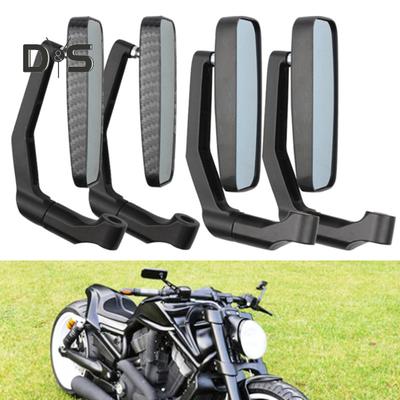 1 Pair Motorcycle Rearview Mirror Modified Side Mirror with Screws Universal Aluminum Alloy Motorbike Rear View Mirror Motorcycle Accessories
