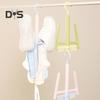 Shoes Drying Rack with 360-Degree Rotating Hook Strong Load-Bearing Windproof Insoles Clip Clothing Rack Hanger