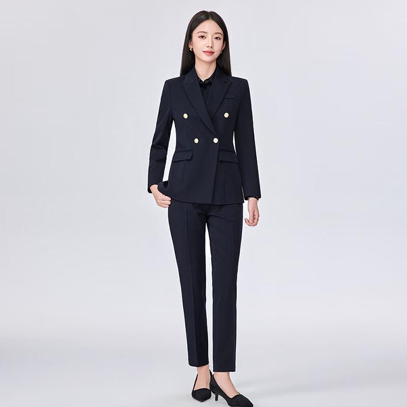 Women's Casual Professional Blazer & Pants Suit Set