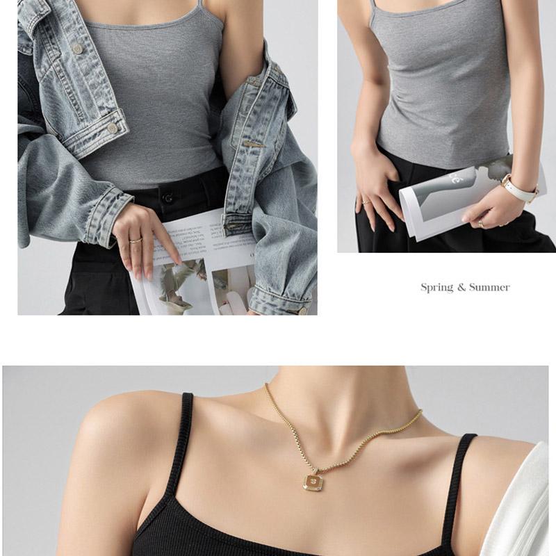 Summer Basic Tanks Spaghetti Strap Camis Solid Stretch Tops for Women Sleeveless Slim Fit Basic Solid Knitted Camisole