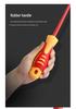 10-in-1 Insulated Electrician Screwdriver Set, Double-ended Chrome-vanadium Steel, Household Repair Tools