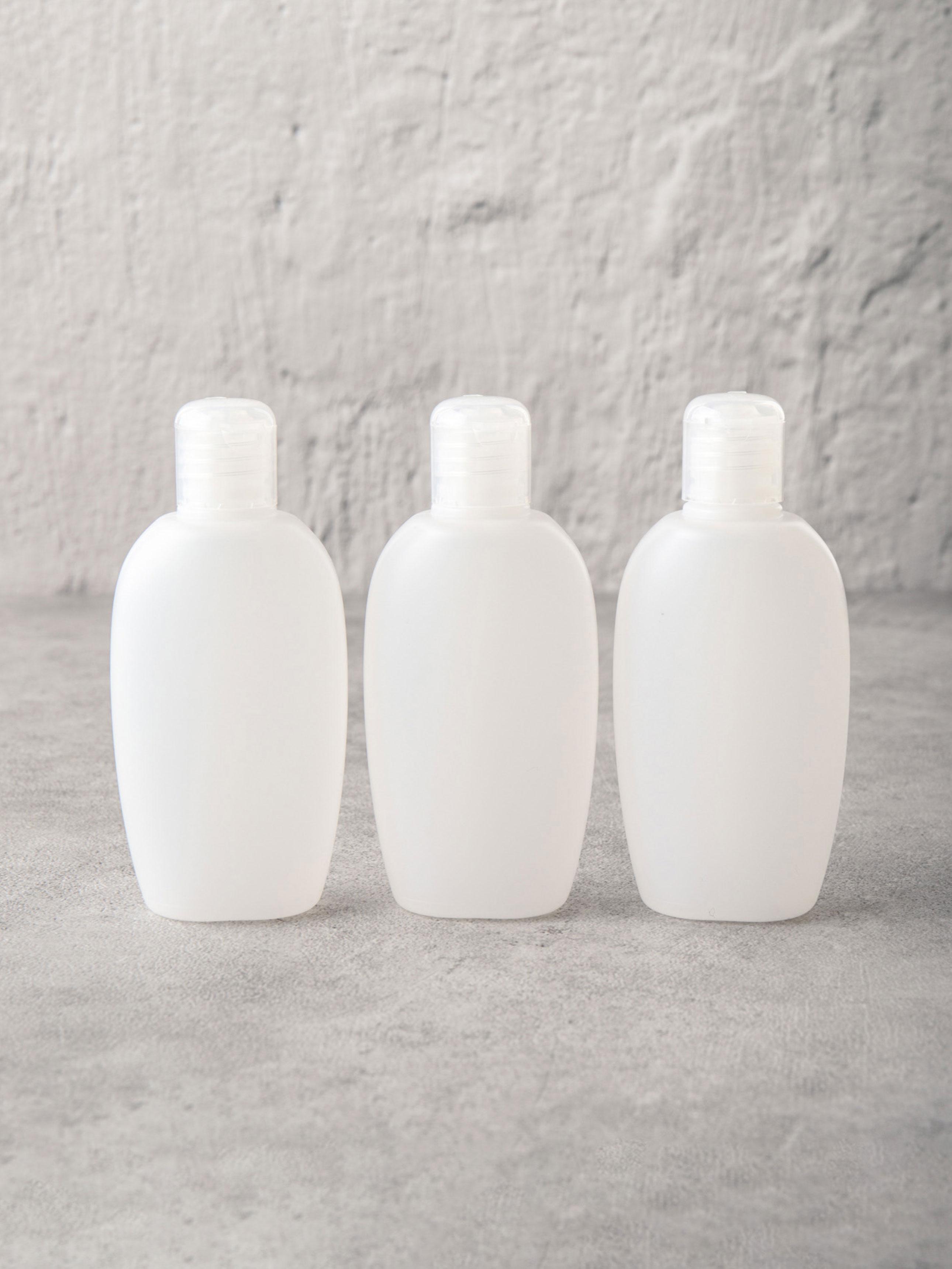 Travel Squeeze Tube Refill Container Set 80ml (3-Pack) 1ea