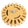 100mm 4in Grinding and Polishing Zigzag Teeth Shape Rubber Wheel Eraser(Shank)