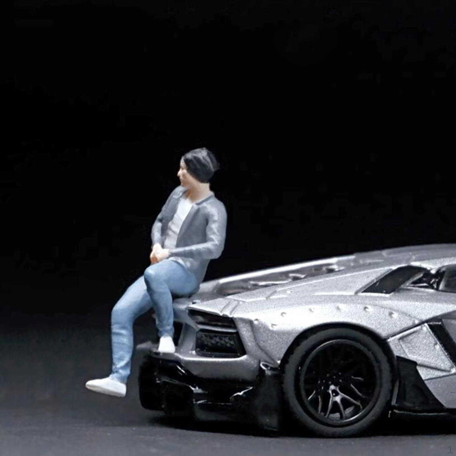 1/64 Resin Miniature Scene Ornament Creative Toys Diorama Scenery Model for DIY Layout 2.4cm