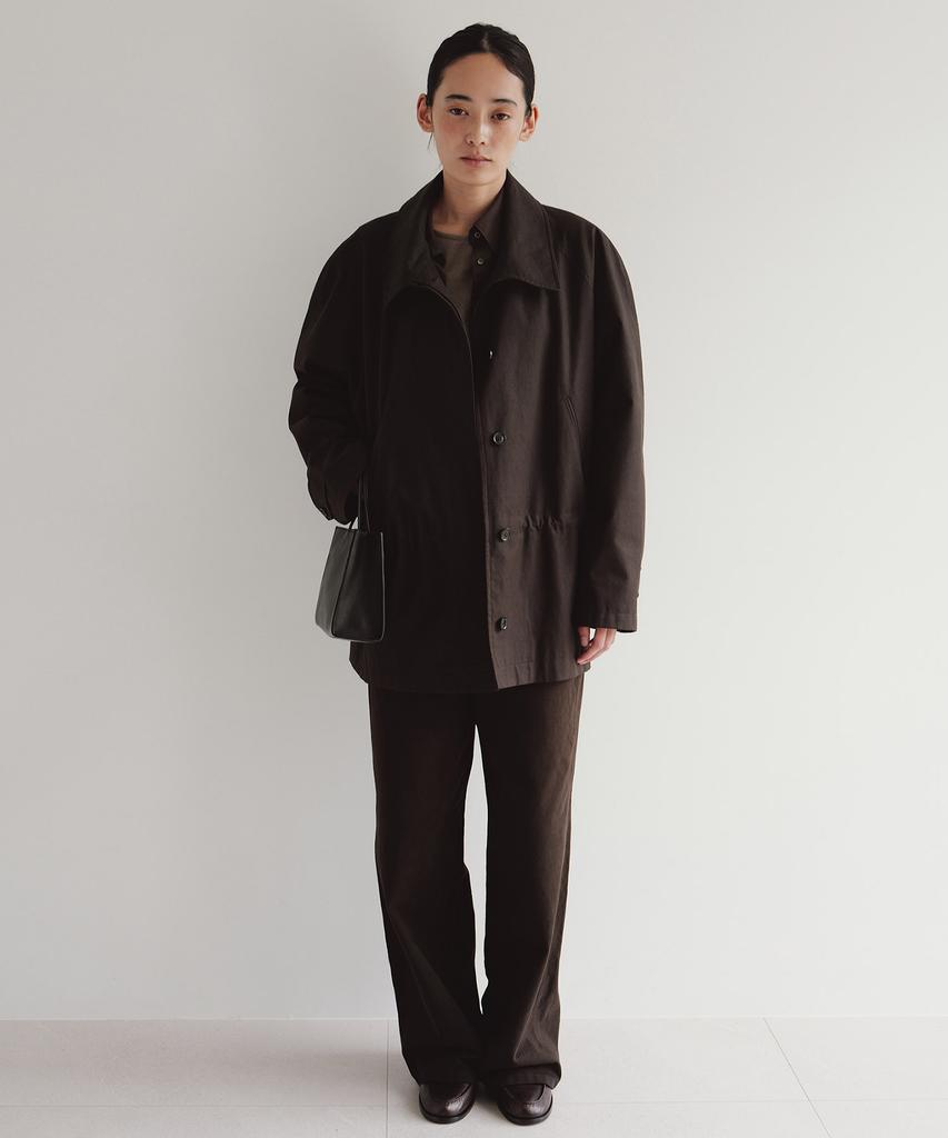 BLANKROOM HER Contour Shell Jacket_Espresso