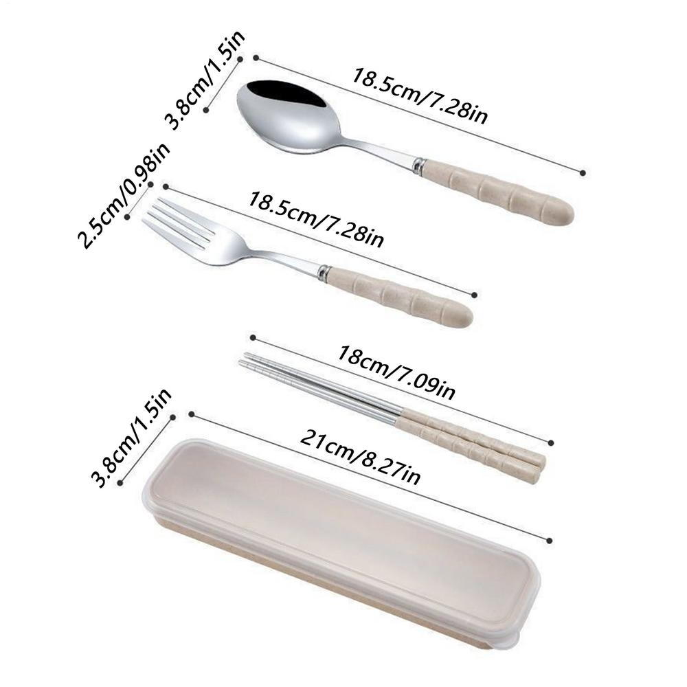 Lunch Utensil Set Stainless Steel Flatware Kitchen Accessories Camping Flatware Sets For Home Wedding Party Picnic Outdoor