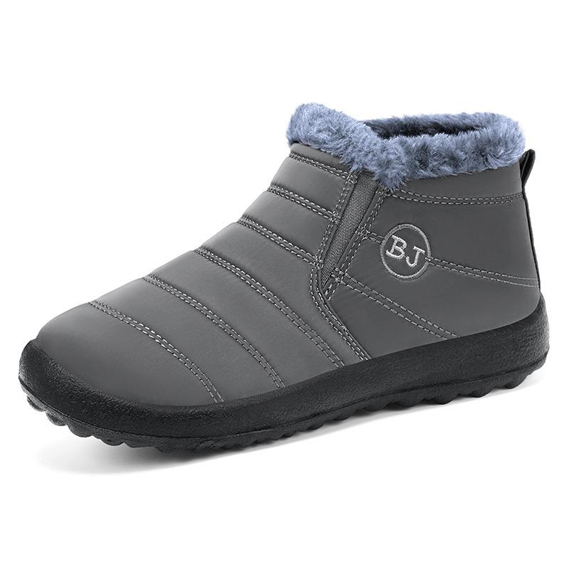 Cotton shoes couple large size women's shoes cold-proof snow boots piled thickened short boots warm soft sole low-top cotton boots