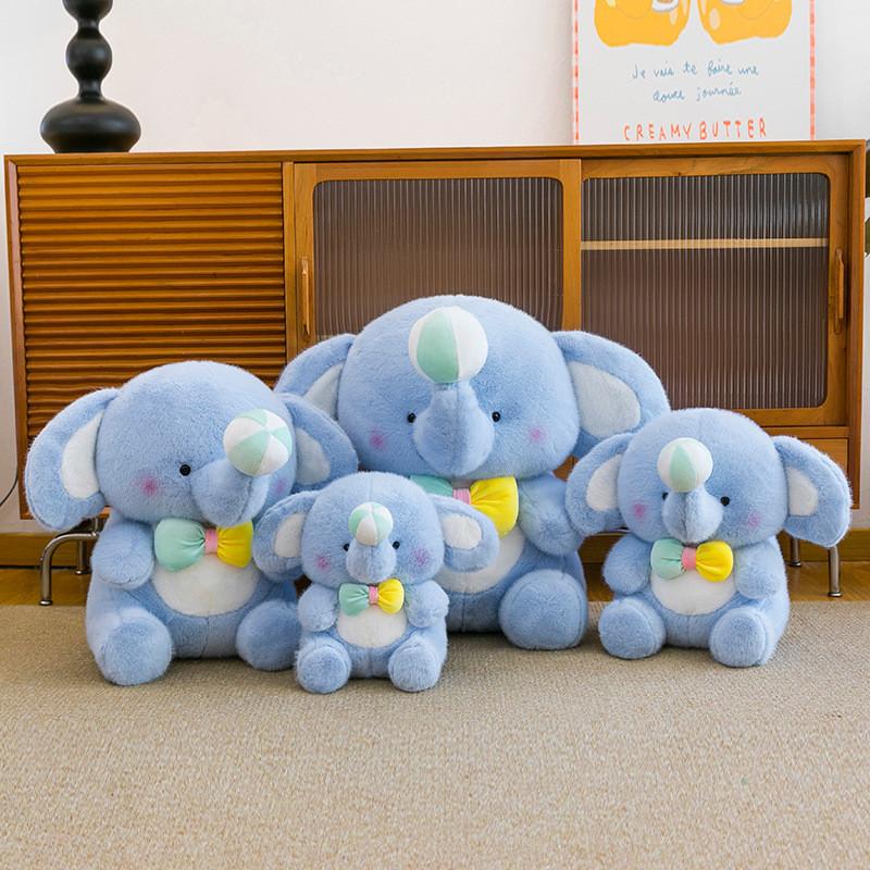 Toys Plush Elephant Home Car Decorations Ornaments Childrens Animal Giftft Doll