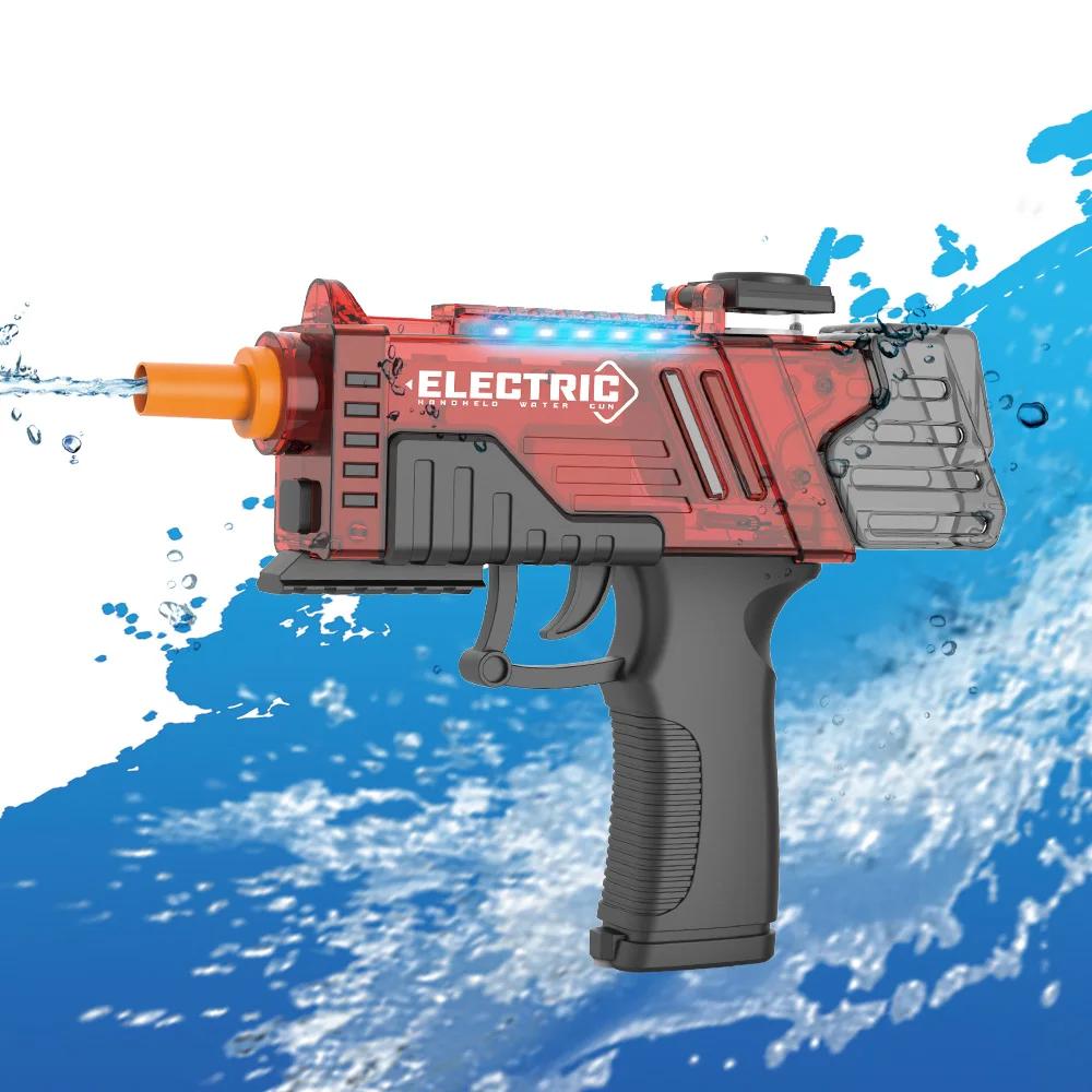 Non-Toxic Electric Water Gunsquirt Gun Toyautomatic Water Gun Long Range Blaster Up To 32 Ftoutdoor Pool Party Shooting Game Toy
