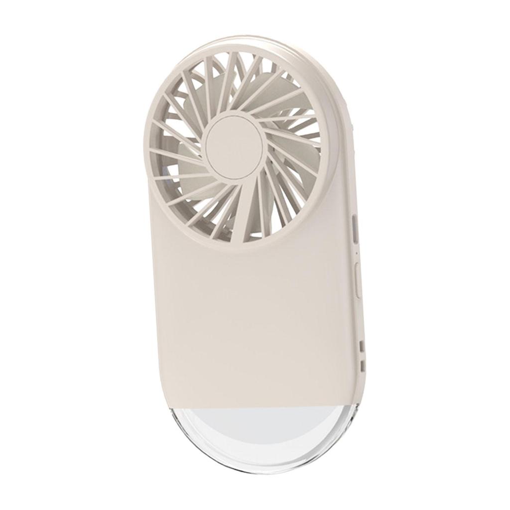 Desk Fan Rechargeable Quiet Compact Air Cooling Fan Personal Fan Portable Mini Handheld Fan for Car Travel Home Hiking Outdoor