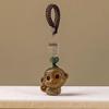 Sandalwood Zodiac Monkey Keychain Pendant for Men & Women, Retro Hanging Ornament
