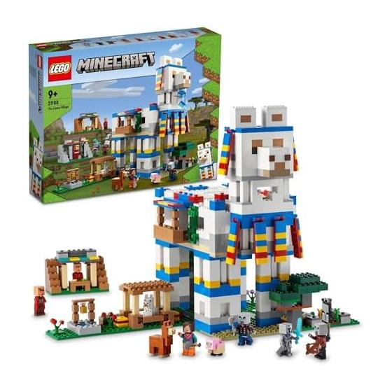 LEGO Minecraft Деревня Лам Рождественский Подарок Рождество 21188 Игрушечный Конструктор Подарок Город Строительство Мальчики Девочки 9 Лет и Старше