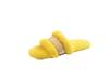 2025 Autumn/Winter Women's Fuzzy Flat Slippers - One-Strap, Letter Design, Versatile Korean Style, Warm Outdoor Footwear (EU)