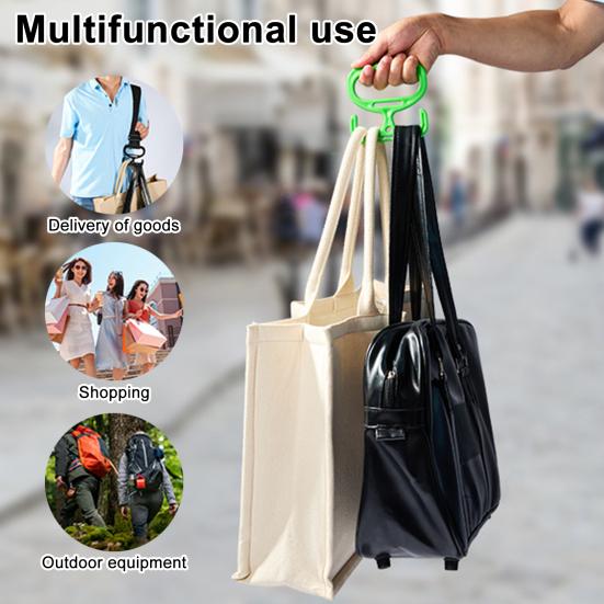 1/2Pcs Grocery Bag Carrier Shopping Bag Handles Strong Load-bearing Ergonomic Comfortable Grip Grocery Bag Holder Carry Handles