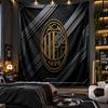 Wall Hanging Tapestry AC Milan Print Cloth for Living Room Bedroom Home Decor