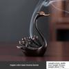 Creative Swan Plate Incense Burner Auspicious Cloud Blessing Decoration Home Ornaments Crafts Birthday Gift