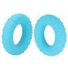 2pcs Hand Grip Strengthener Silicone O Type Finger Exerciser Ring for Muscle Training Recovery Blue 40lb