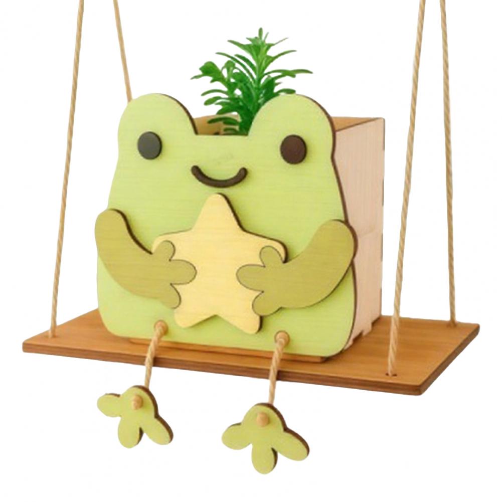 Flower Pot Holder Swing Hanging Planter Holder Cute Hanging Planter Holder Swing Flower Pot Hanger for Indoor Plants Succulents