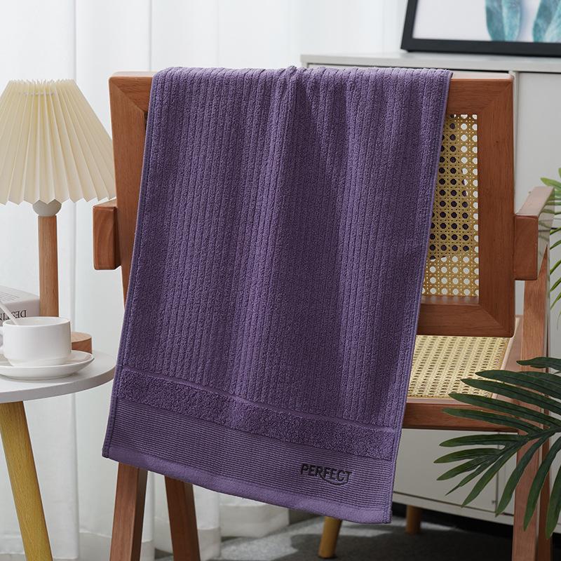 

Високоякісний товстий рушник з вишивкою, м’яка шкіра, подарунок салону краси для дорослих у домашніх умовах, жакардова технологія з широким краєм 35x75cm&1pc