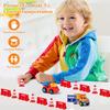 Kisangel 72 Pcs Road Sign Barricade Toy Kids Decor Mini Toys for Kids Childrens Play Sets Orange Cones Mini Safety Cones Mini Toy Traffic Cones