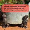 3Pcs/set Prevent Water Logging Small Animal Ornaments Animal Flower Pot Stand  Courtyard