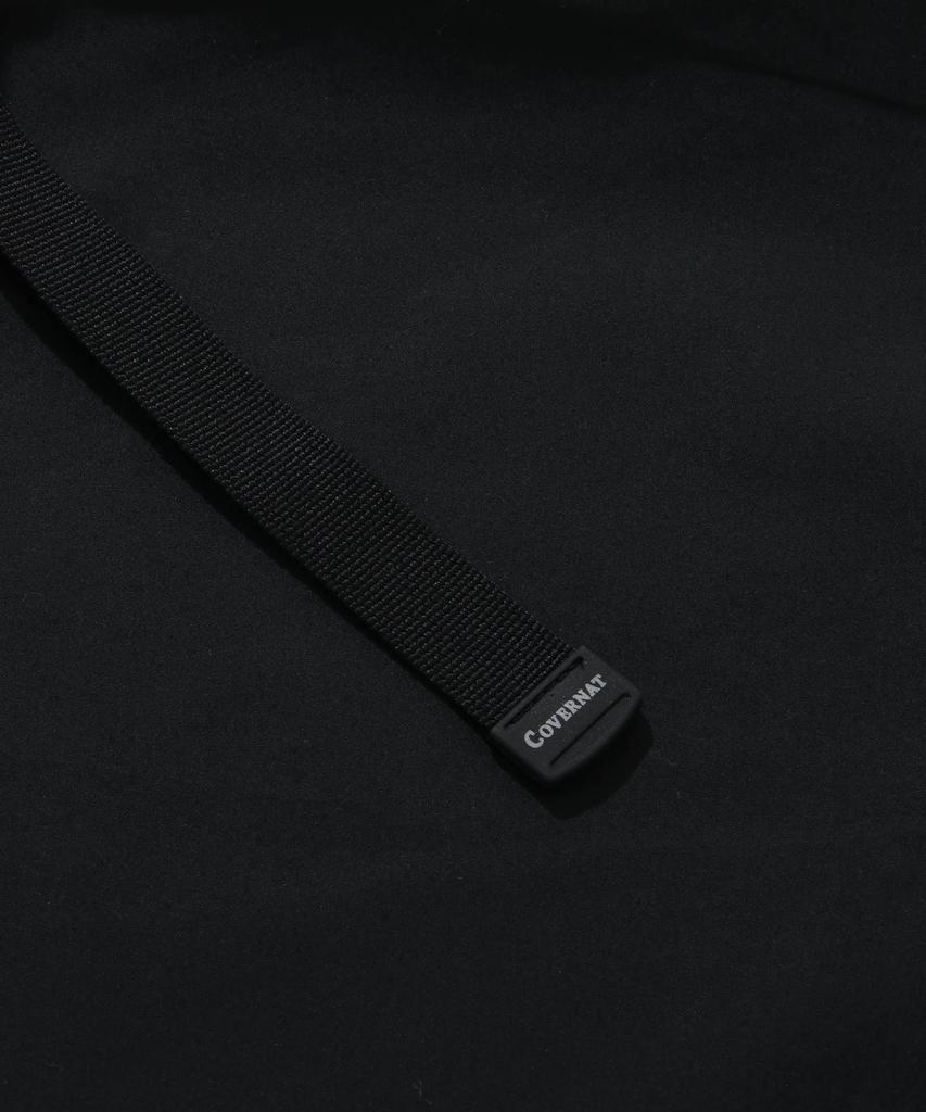 COVERNAT Chino Semi-Wide Buckle Pants Black