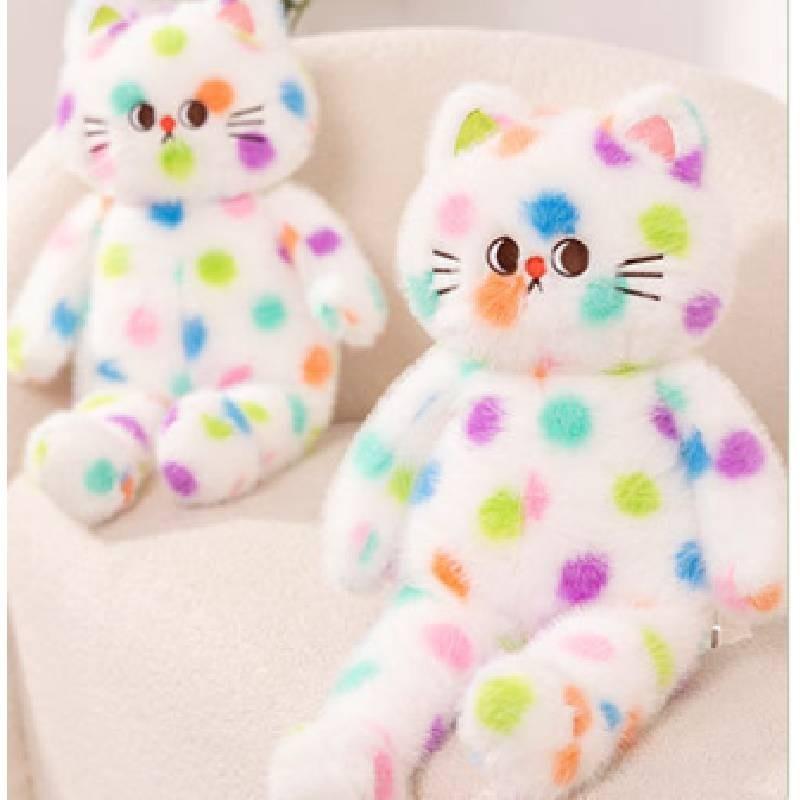Adorable Sweet Cat Plush Toy Cuddly Kitten Stuffed Animal Pillow For Children 60cm