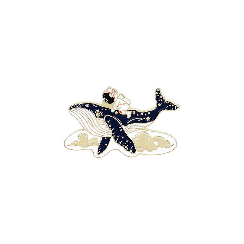 Cute Whale Enamel Pins for Birthday Party Favor Gifts