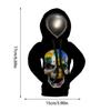 Hoodie Car Gear Shift Cover Halloween Skull Shifter Knobs Cover Automatic Car Shift Protector Hooded Shirt Auto Interior Decor