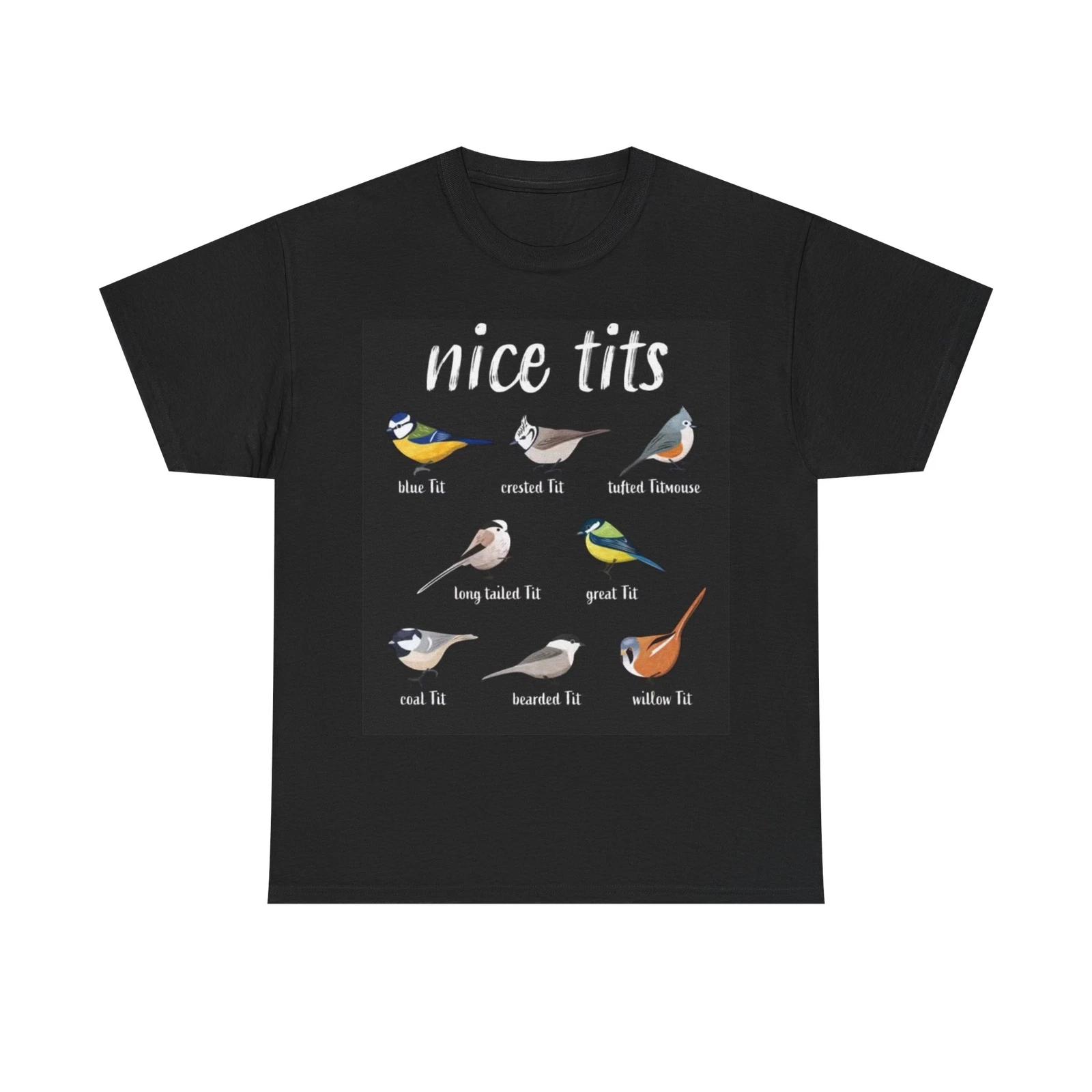Men s and Women s T-shirts Funny bird XS