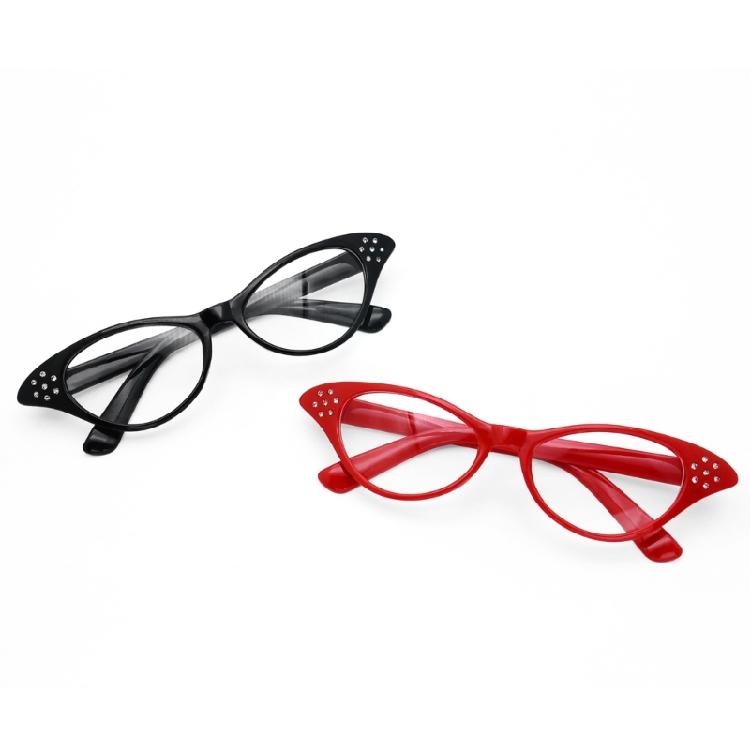 Comfortable Roleplay Essentials Kit With 1950s Inspired Hair Accessory Earrings And Decorative Eyewear