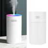270ml USB Mini Desktop Car Air Humidifier with Colorful Light for Home Office BedroomWhite