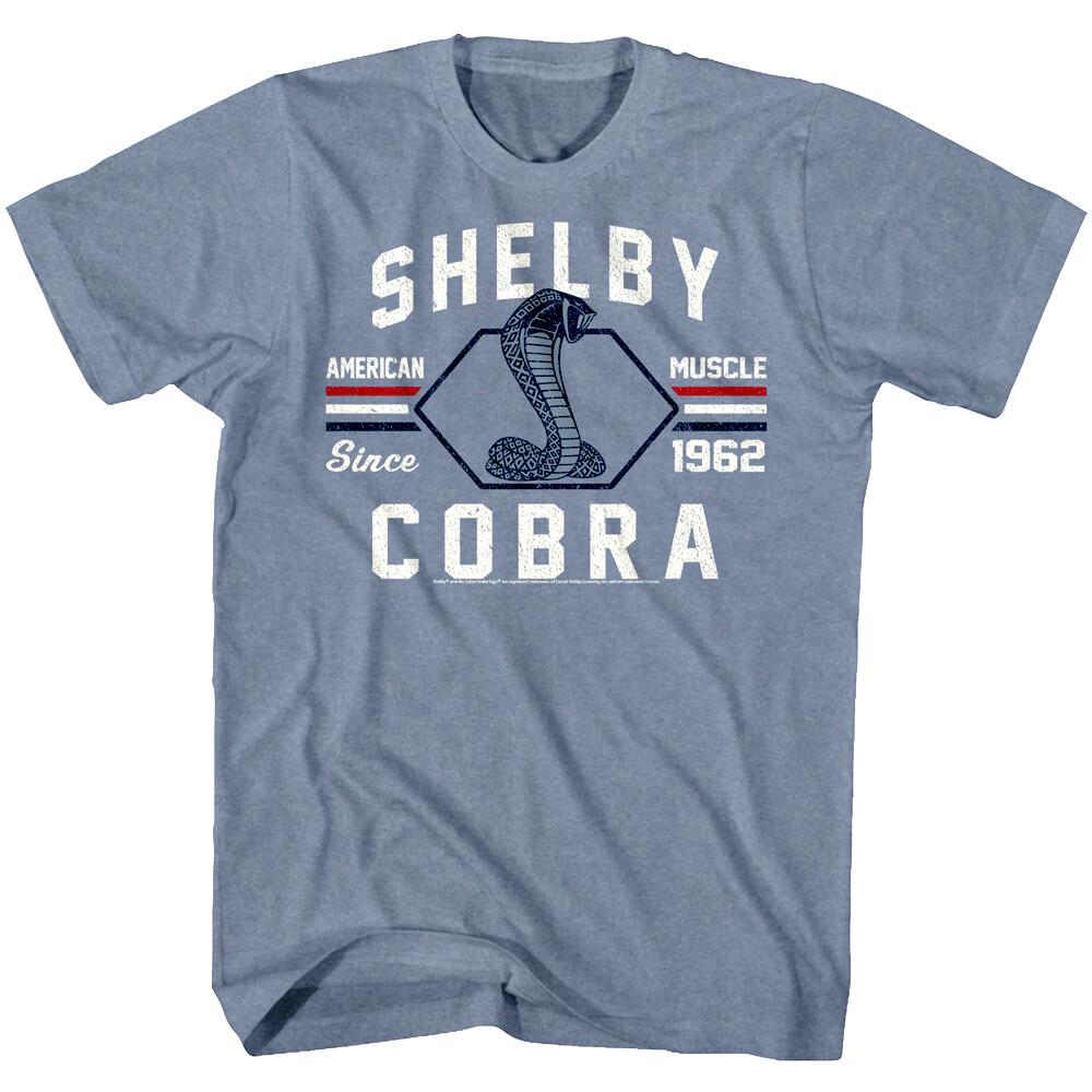 Shelby Cobra American Muscle Car Men T Shirt 1962 Sports Racing Motoring Top XL