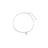2024 Sterling Silver Pearl Beaded Bracelet - Elegant Gift for Girlfriend