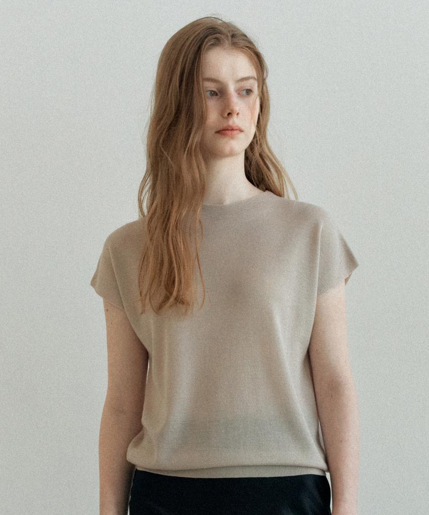 YUPPE Half Cap Knit_Beige