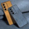 For Realme 14X Case Luxury PU Leather Phone Case For Realme14X 5G Back Cover Matte Silicone Shockproof Full Protection Coque