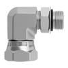 Male Port To Female Hose Hydraulic Fitting 90 Degree Elbow Design with Seal Detail for Pump, Manifold, and Hydraulic Equipment Service