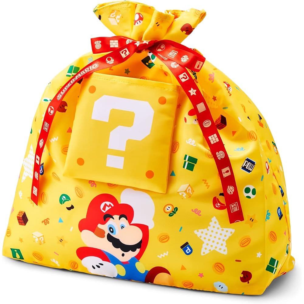 Super Mario Home & Party 2 Way Wrapping Bag L (Mario) NSL-0105