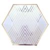 OIMG Gold Letter Party Paper Plates (7-inch)