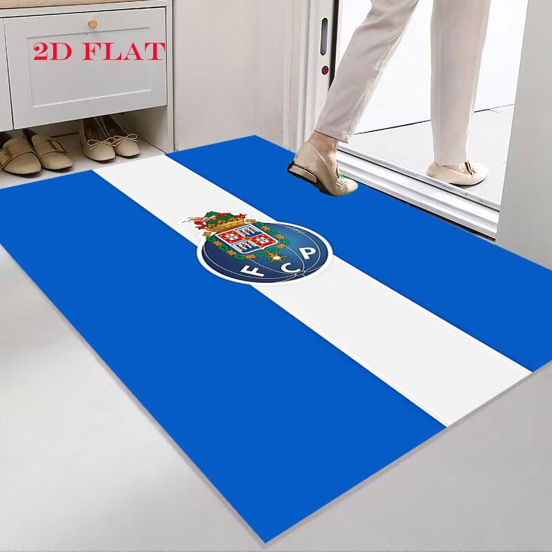 Porto logo Carpet Rug for Living Room Bedroom Home Sofa Decoration,Kids play Nonslip Floor Mat