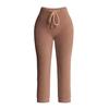 4 Pcs/Set Women Vest Shorts Coat Pants Set Long Sleeve Thick Coat Round Neck Sleeveless