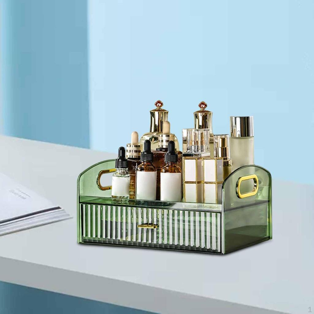 Make-up Opbergdoos Aanrecht Organizer Display met Handvat Decoratieve Sieraden Container voor